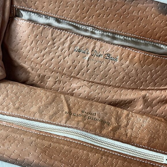 Bernard Nerson Paris crossbody bag David's Palm Beach made in France Milk color - Picture 8 of 9